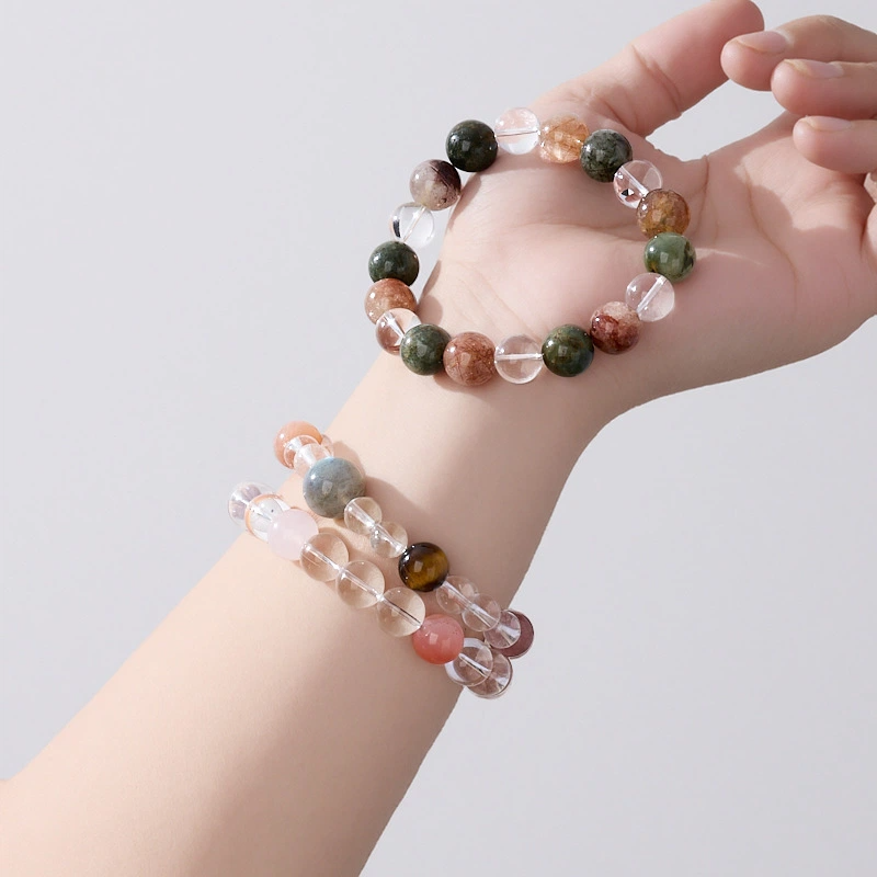 Natural Multi-precious Crystal Bracelet (Piezoelectric crystal)