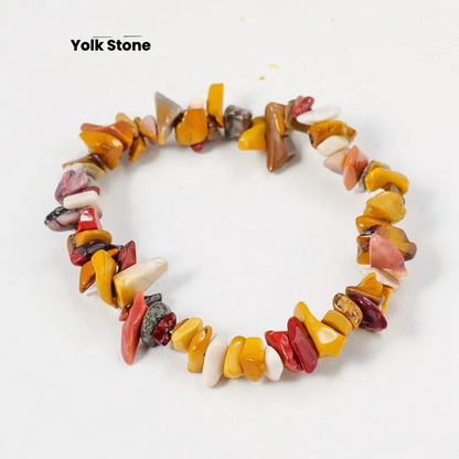 Natural crystal crushed stone bracelet - TerraDharma