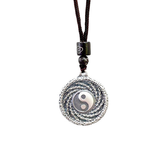 TerraDharma Tai Chi God of Wealth and Mountain Spirit Pendant - TerraDharma