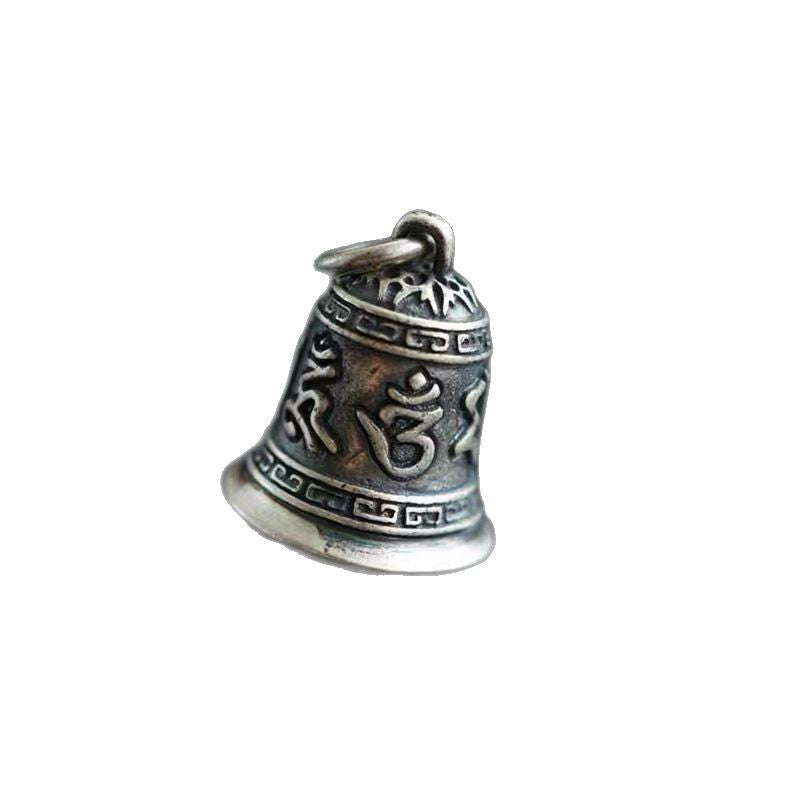 TerraDharma Six-character mantra bell pendant Retro and accessory mobile phone chain(without lanyard) - TerraDharma