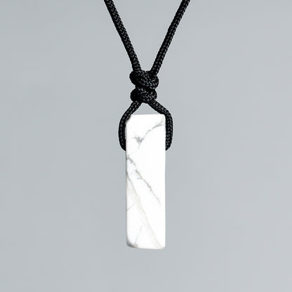 Natural crystal column pendant - TerraDharma