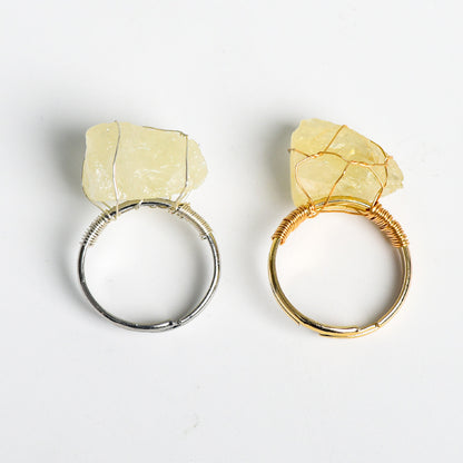 Natural stone movable mouth ring - TerraDharma