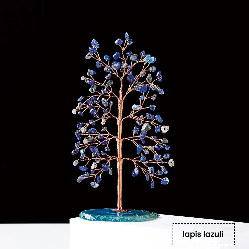 Natural Crystal Life Tree ornament - TerraDharma