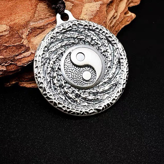 TerraDharma Tai Chi God of Wealth and Mountain Spirit Pendant - TerraDharma