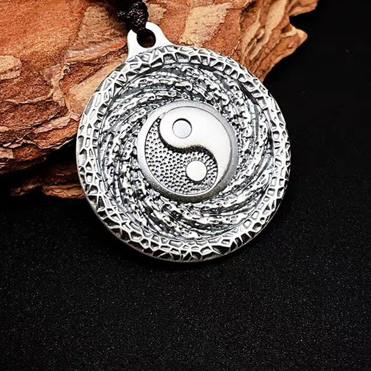 TerraDharma Tai Chi God of Wealth and Mountain Spirit Pendant - TerraDharma