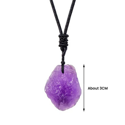 Natural crystal rough stone pendant - TerraDharma