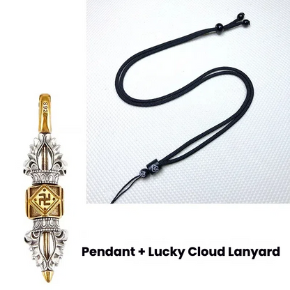 TerraDharma cooper-plating silver [Five-Cobalt Vajra] pendant - TerraDharma