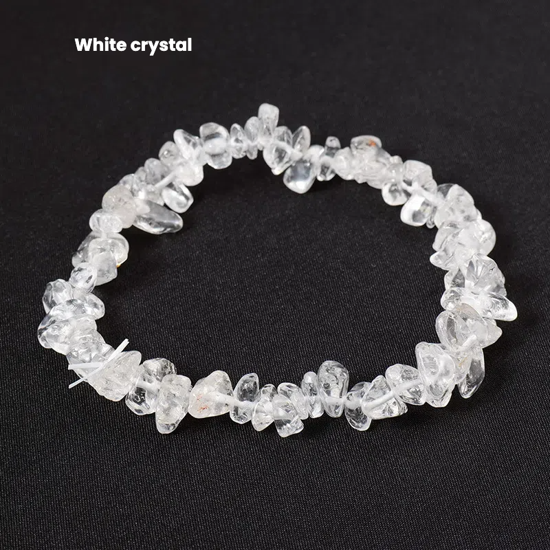 Natural crystal crushed stone bracelet - TerraDharma