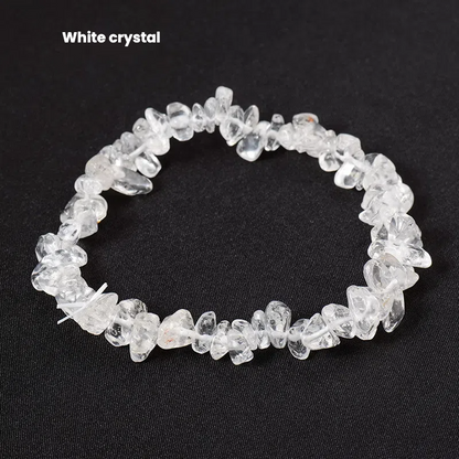Natural crystal crushed stone bracelet - TerraDharma
