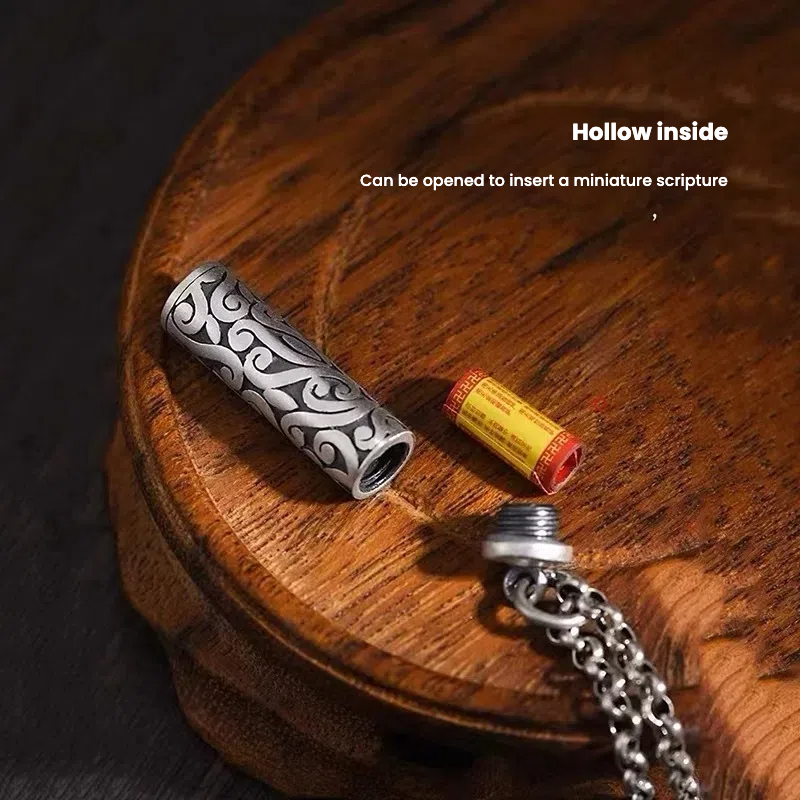 TerraDharma traditional Tibetan Gawu box pendant - TerraDharma