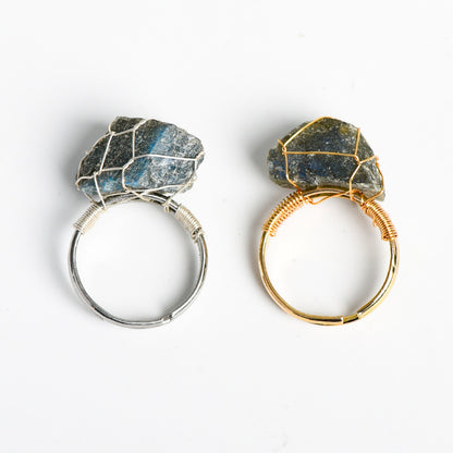 Natural stone movable mouth ring - TerraDharma