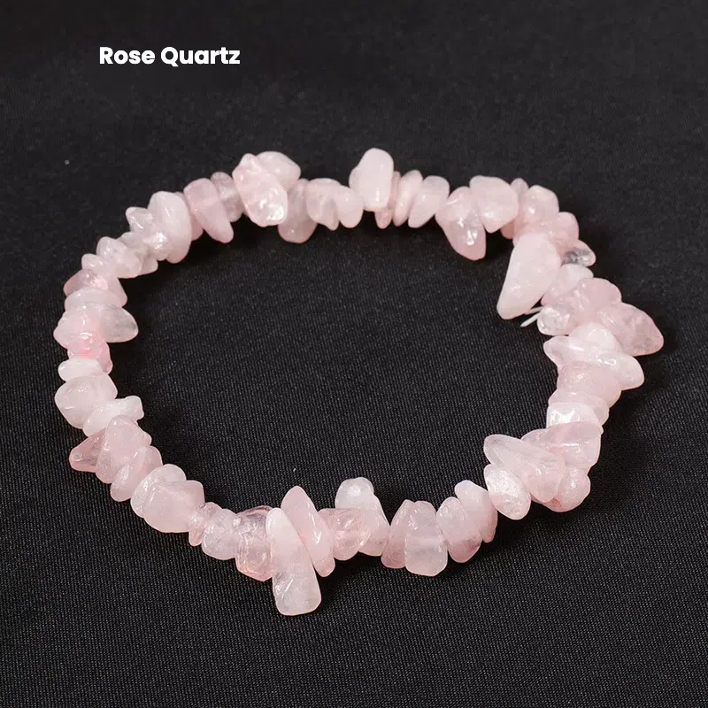 Natural crystal crushed stone bracelet - TerraDharma