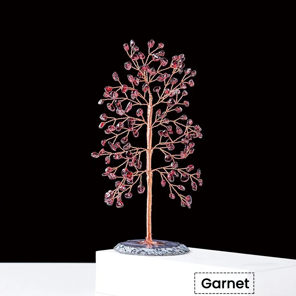 Natural Crystal Life Tree ornament - TerraDharma