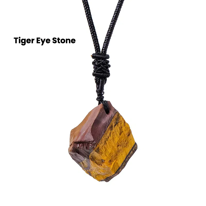 Natural crystal rough stone pendant - TerraDharma
