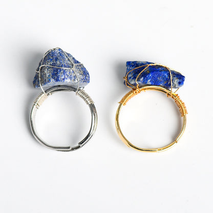 Natural stone movable mouth ring - TerraDharma