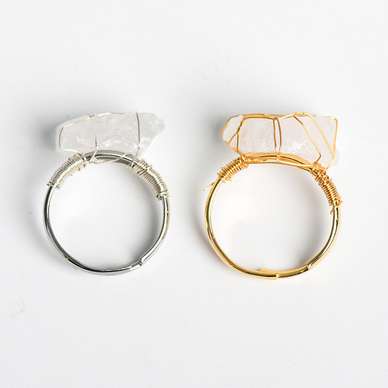 Natural stone movable mouth ring - TerraDharma