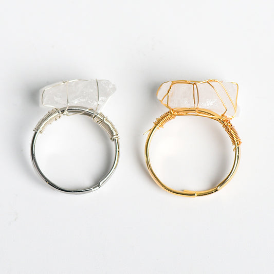 Natural stone movable mouth ring - TerraDharma