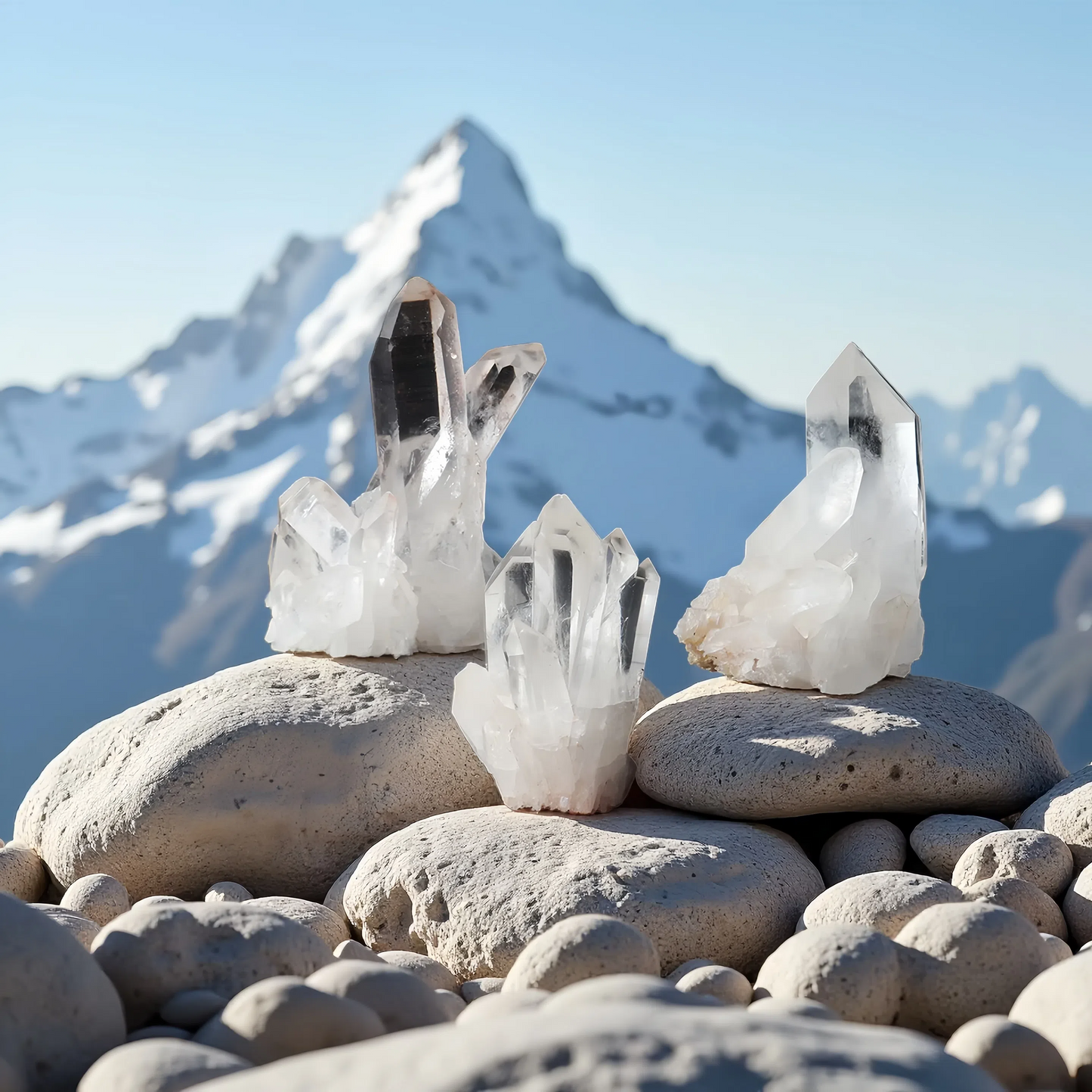 Natural Crystal Cluster Ornament