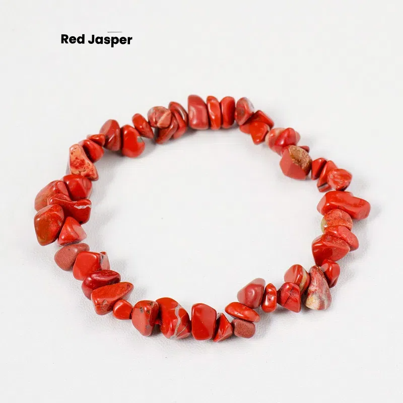 Natural crystal crushed stone bracelet - TerraDharma