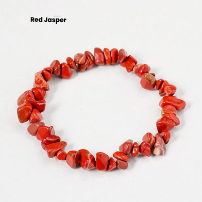 Natural crystal crushed stone bracelet - TerraDharma
