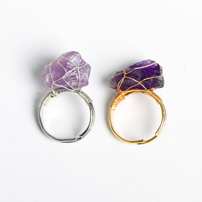 Natural stone movable mouth ring - TerraDharma