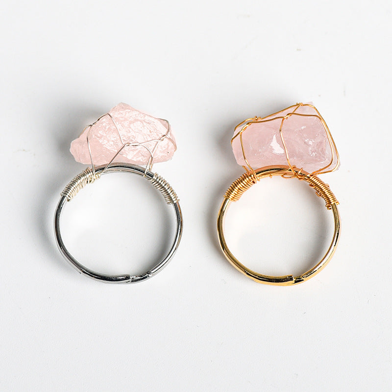 Natural stone movable mouth ring - TerraDharma